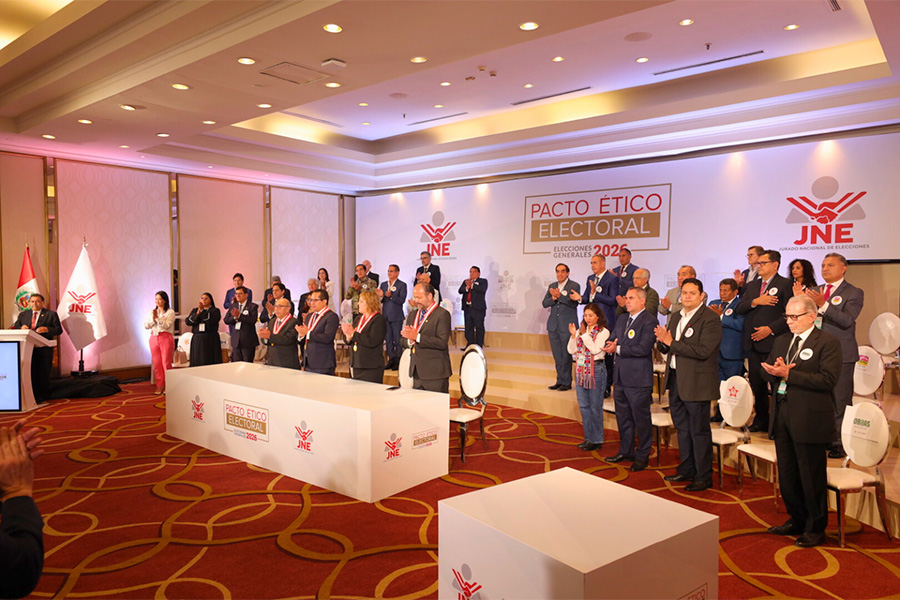 29 organizaciones políticas firmaron Pacto Ético Electoral por una campaña alturada y responsable